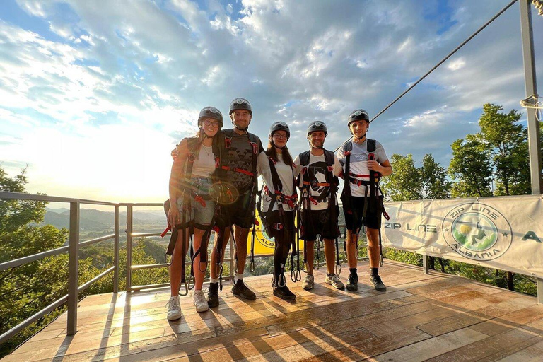 Z Tirany: Petrela Zipline Adventure z transportem