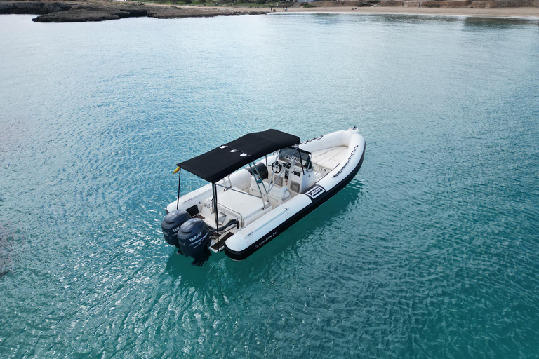 San Antonio: Experiência em barco privado, com paddle surf e snorkelSan Antonio: Experiência de barco privado com paddle surf e mergulho com snorkel