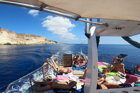Lampedusa: Yacht excursion, swimming stops and typical lunch