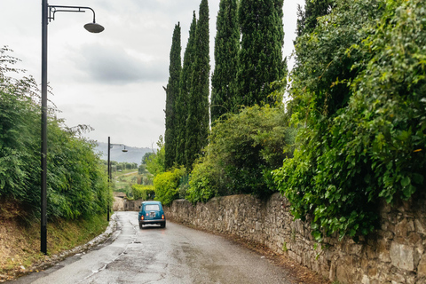 Florence: Countryside Vintage Fiat 500 Driving Tour
