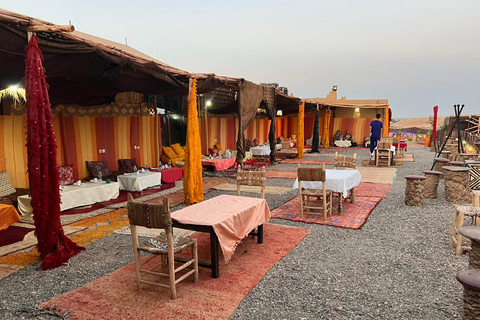 Marrakesh: Desert Sunset with Dinner and Show Marrakesh: Desert Sunset Camel ride with Dinner and Show