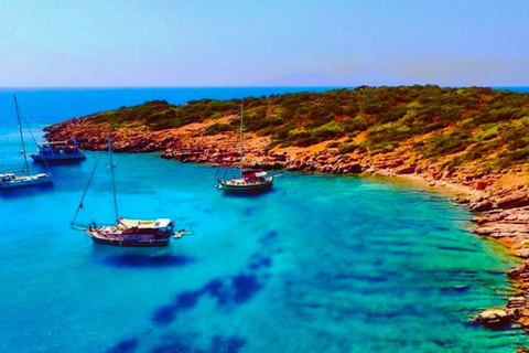 Tour privato in barca delle baie di Bodrum con soste per il nuoto