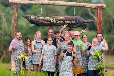 Chiang Mai: Elephant Sanctuary & Thai Cooking Workshop Meeting Point In Town