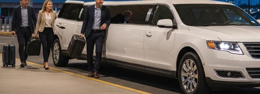 Transfer de luxo particular do aeroporto de Nova York: chegada ou partida