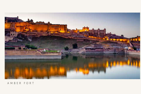 Jaipur: Halfdaagse tour (Amber Fort, Panna Meena, Jal Mahal)Rondreis met all inclusive