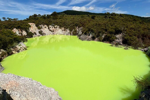 Rotorua i Taupo z gejzerem Waiotapu i LadyKnox oraz wodospadem Huka