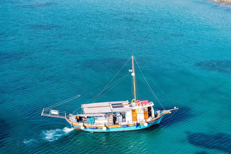 Antiparos & Despotiko Kaiki Cruise — Coves, Swim & BBQ