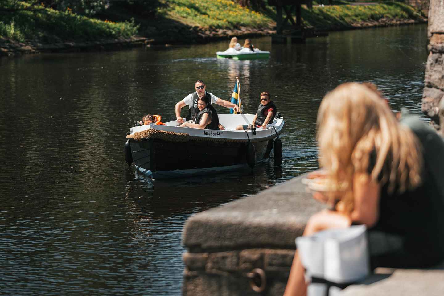 Göteborg miðbær: Rafmagns sjálfkeyrandi bátsferð