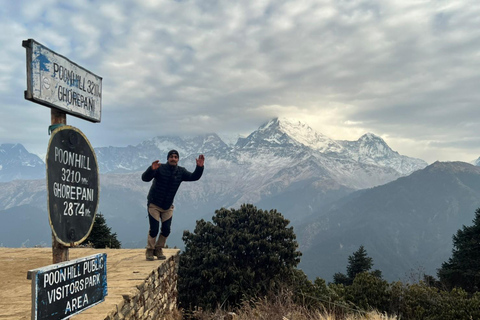 De Pokhara: Caminhada guiada de 5 dias por Poon Hill, Mulde Hill e Dobato