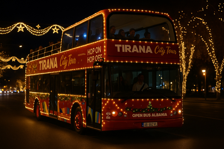 Tirana Christmas Tour by Open Bus Albania
