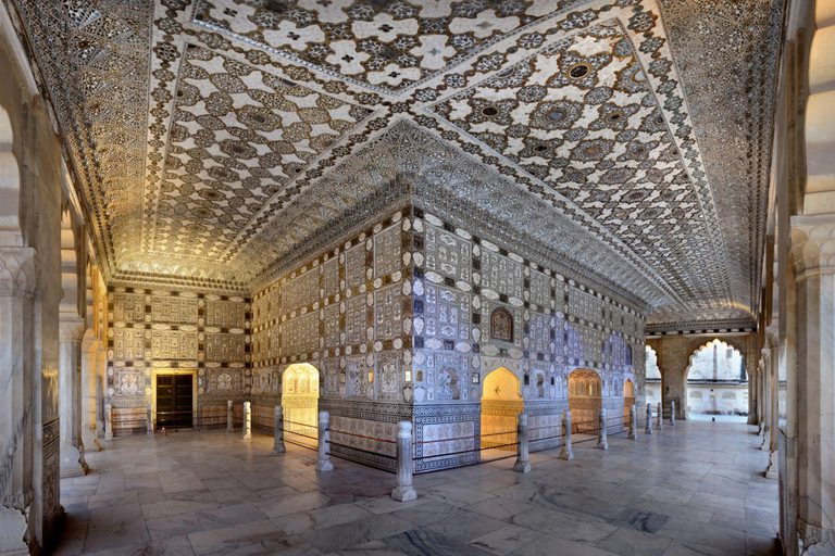 Desde Delhi: Visita guiada de la ciudad de Jaipur con almuerzoDesde Delhi: Excursión con Entradas