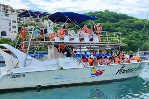 Huatulco : Visite des baies en bateau