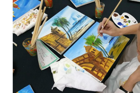 Cartagena: Outdoor Art Class with Brunch