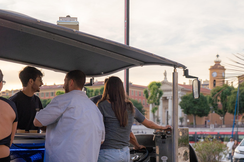 Nice: Private Beer Bike Tour with Drinks and Local Snacks Private Group Tour