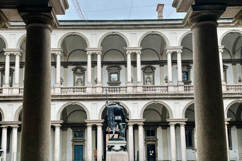 Audiogeleid bezoek aan de stad Milaan en Brera ingang