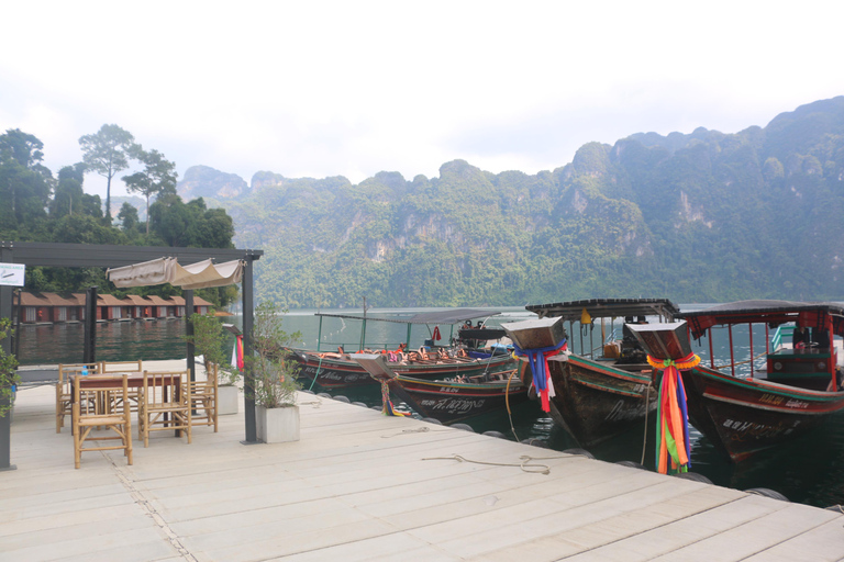 Khao Lak: Khao Sok Lake and River Bamboo Rafting Tour