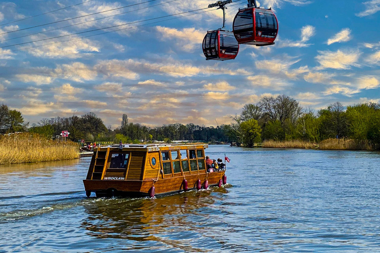 Oder river cruise and walking tour of WroclawTour in Portuguese, French, Italian