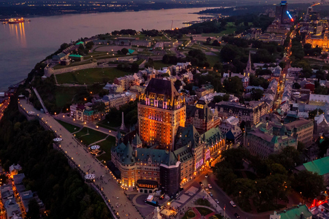 Quebec City: Guided Walking Tour with Rooftop Wine