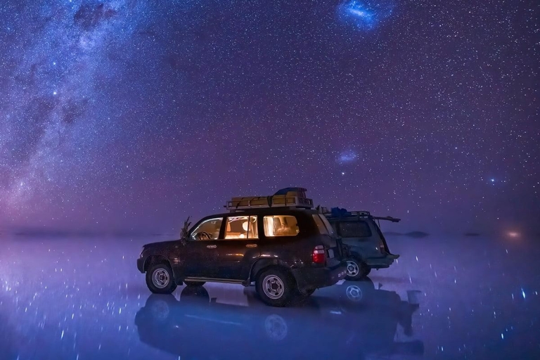 Privater Service Salar de Uyuni: Nacht der Sterne und Sonnenaufgang