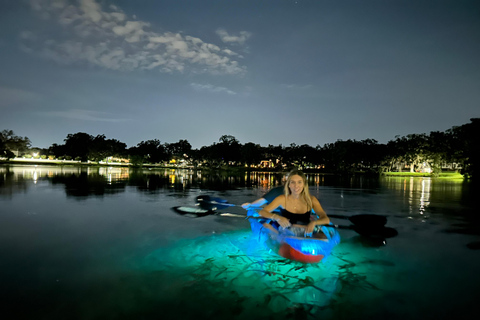 Orlando: Tour noturno de caiaque ou paddleboard com iluminação LED