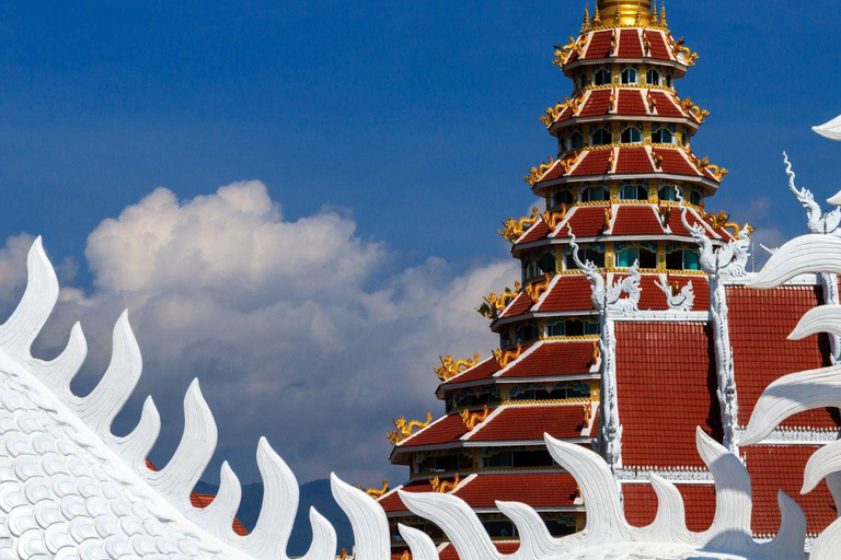 From CM: Chiang Rai White, Blue, Red/Black Temple with Lunch Chiang Rai: White, Blue, and Red Temples Day Tour with Lunch