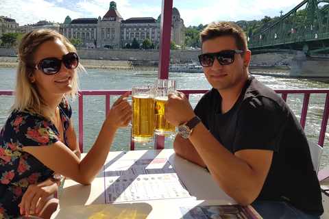 Budapest: Downtown Budapest Unlimited Booze Cruise Daytime Booze Cruise with Unlimited Drinks