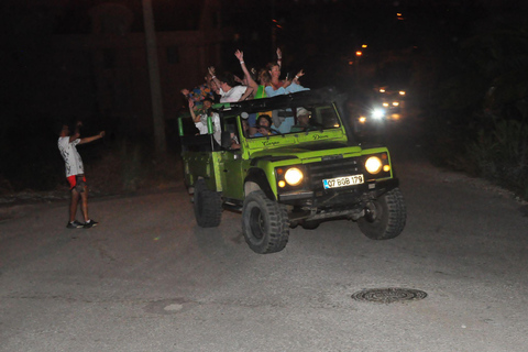 NightSafari Tour arround from Alanya with Jeep And Boot