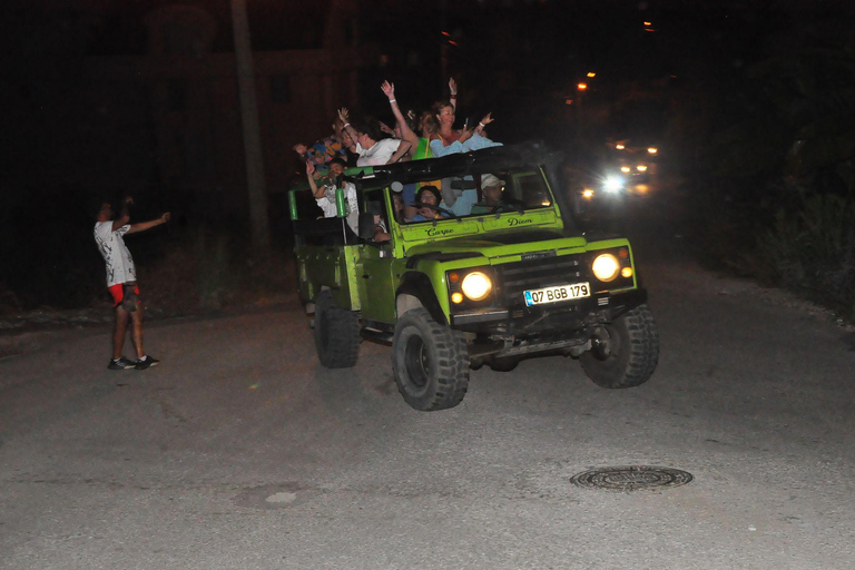 NightSafari Tour arround from Alanya with Jeep And Boot