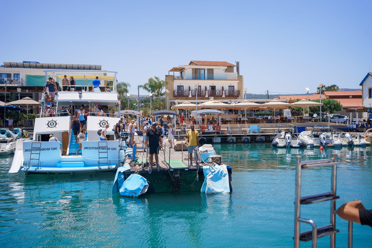 Paphos: Blue Lagoon halve dag boottocht met hoteltransfer