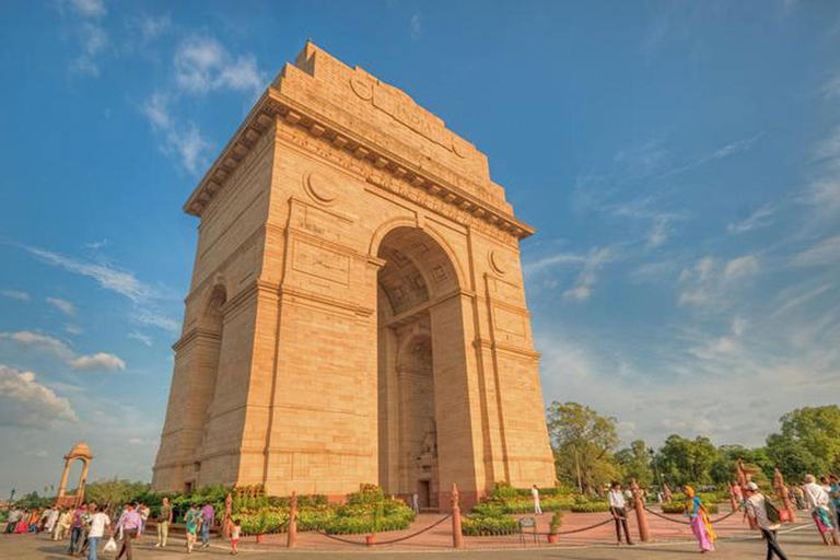 Delhi: privétour met de auto door het oude en nieuwe Delhi voor een hele dag