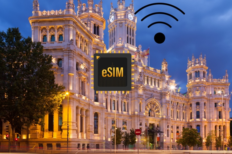 eSIM Madryt dla podróżników: eSIM na podróż do HiszpaniieSIM Hiszpania 20 GB 30 dni