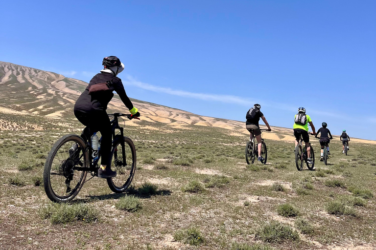 Baku: tour in mountain bike a Gobustan - vulcano di fango TogayayBaku: Tour in mountain bike sul Gobustan - Vulcano di fango di Togayay