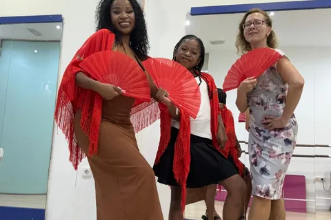 45 minuten flamenco dansles voor familie in Málaga