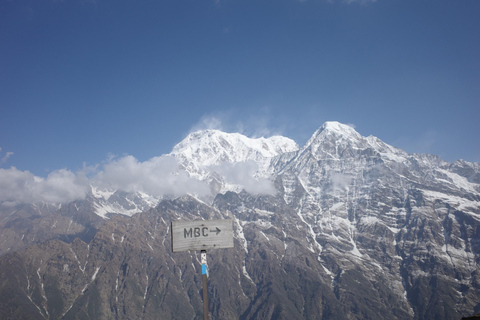 De Katmandu: Caminhada guiada de 6 dias pelo acampamento base do Mardi Himal