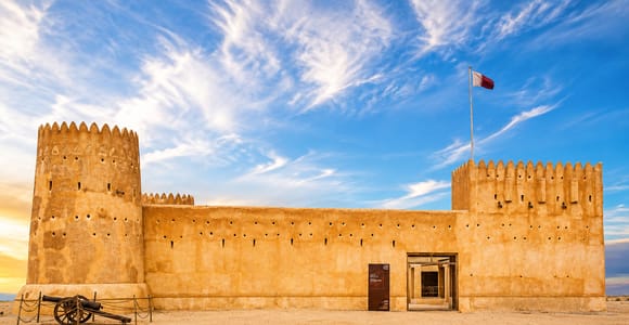 From Doha: Al Zubarah Fort Tour via Al Khor & Purple Island