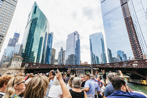 Chicago: 1,5-stündige See- und Flussarchitektur-KreuzfahrtChicago: Architektur-Bootsfahrt auf Fluss und See