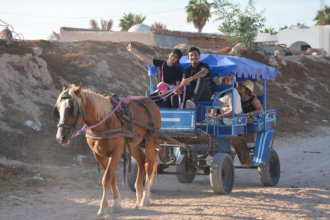 Djerba: Halbtägige Kutschfahrt und Mittagessen am Meer