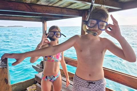 Zanzibar : Visite des dauphins, plongée en apnée et excursion sur les bancs de sable