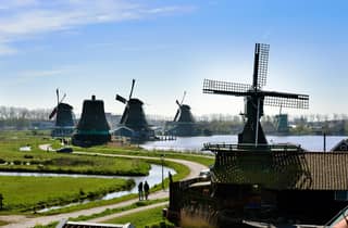 Zaanse Schans: Windmühlen- und Museumsticket mit Audioguide