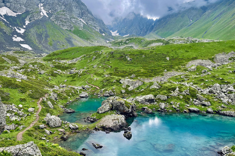 Tbilisi: Abudelauri Lakes Guided Hike with 4x4 Transfer