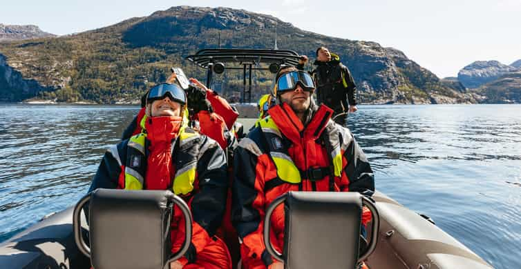 Ze Stavanger: Zwiedzanie Lysefjordu łodzią RIB