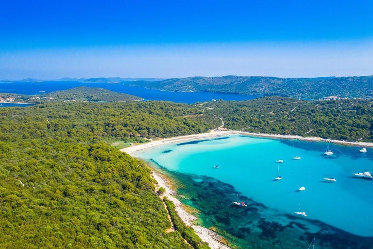 Zadar: Best of Dugi otok-Saharun beach Blue Cave sunken ship