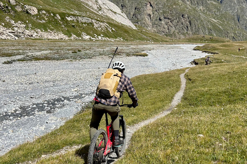 Courmayeur: Tour guiado de E-Bike Val Veny, Val Ferret