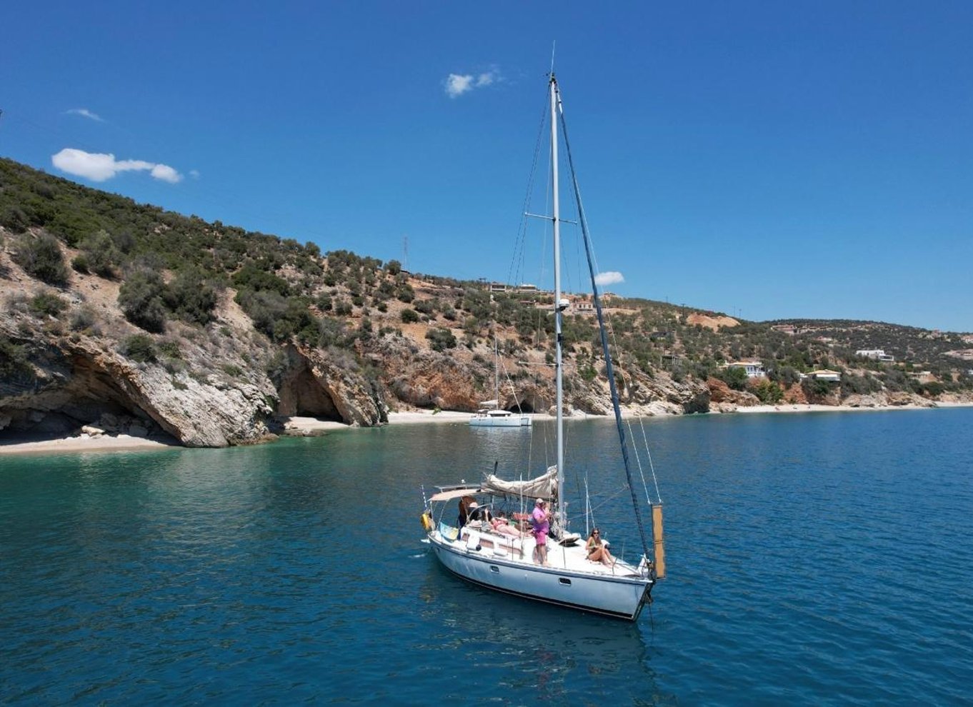 Nafplio Sun Sail Cruises | halvprivat halvdag | med måltid