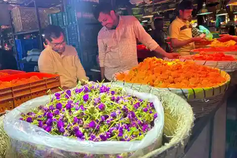 Mumbai ao amanhecer: passeio pelo mercado de flores, peixes e muito mais