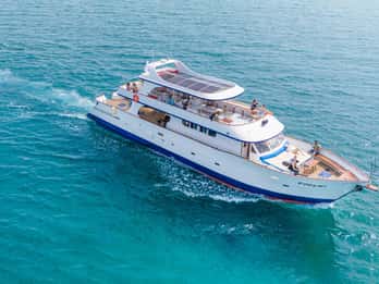 Larnaca : Croisière dans la baie en bateau à fond de verre avec plongée en apnée