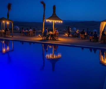 Da Marrakech: Cena nel deserto di Agafay e giro in cammello opzionale