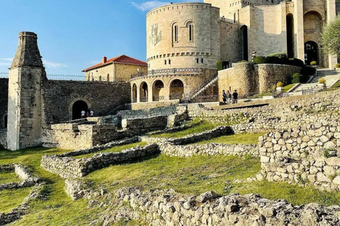 From Tirana/Shkoder: Kruja Castle, Old Bazaar, Sari Salltik
