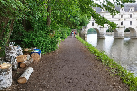 Chenonceau: giro guidato in ebike e pranzo al sacco con vino e formaggioDivertente tour in ebike a Chenonceau con degustazione di vini e formaggi