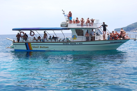 Canal de Corinto: travesía en barco con fondo de cristal St. Andreas